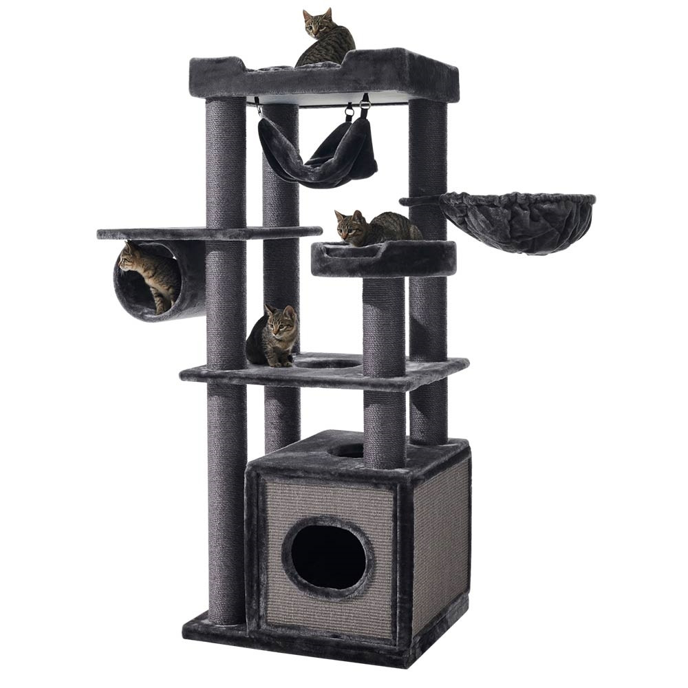 Kattenkrabber "FARIS"  grijs