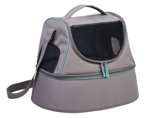 [NB63854] Transformator 3 in 1 "GELUKKIGE KAT" 44 x 32 x 32 cm grijs