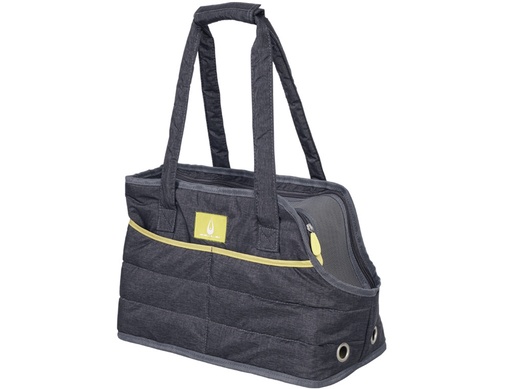 [NB63893] Vervoerder "SOMERSET" 42 x 21 x 26 cm grijs/mosterd