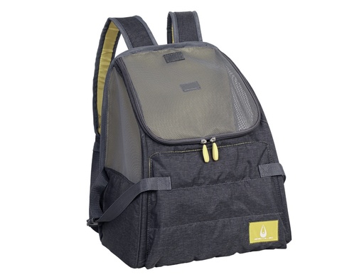 [NB63894] Voortas "MALTA" 35 x 22 x 40 cm grijs/mosterd