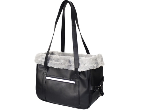 [NB63901] Vervoerder "AGADIR" 36 x 21 x 27 cm zwart