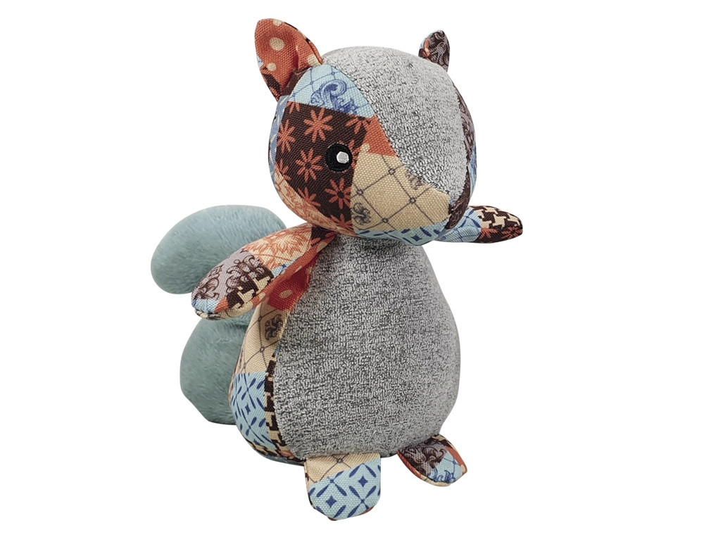 Pluche eekhoorn "Patchwork"