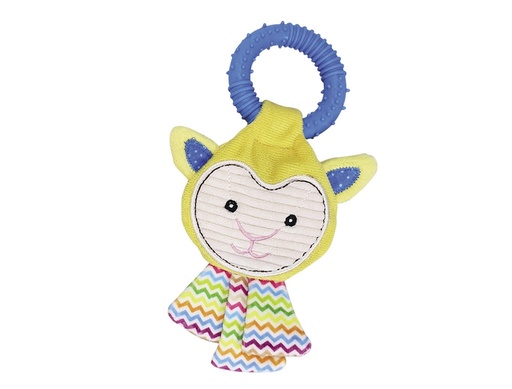 [NB63939] Pluche schaap met rubberen ring