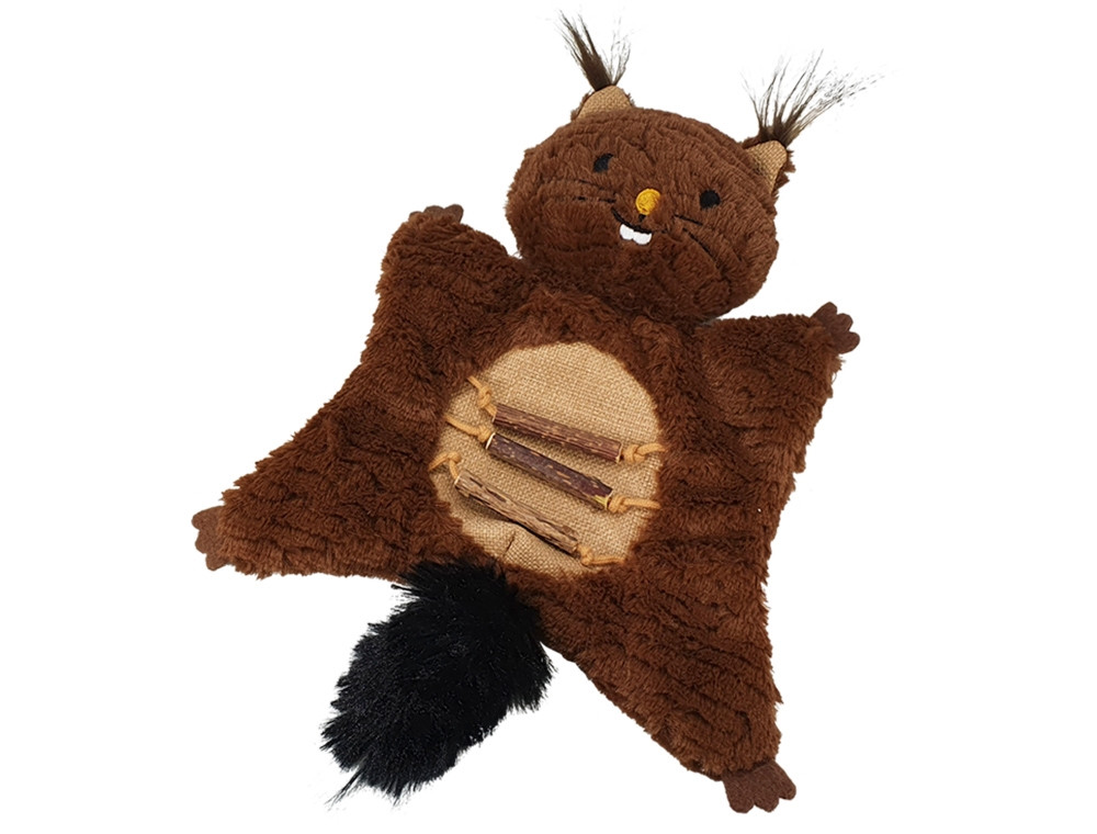 Pluche eekhoorn met matatabi 27 cm 