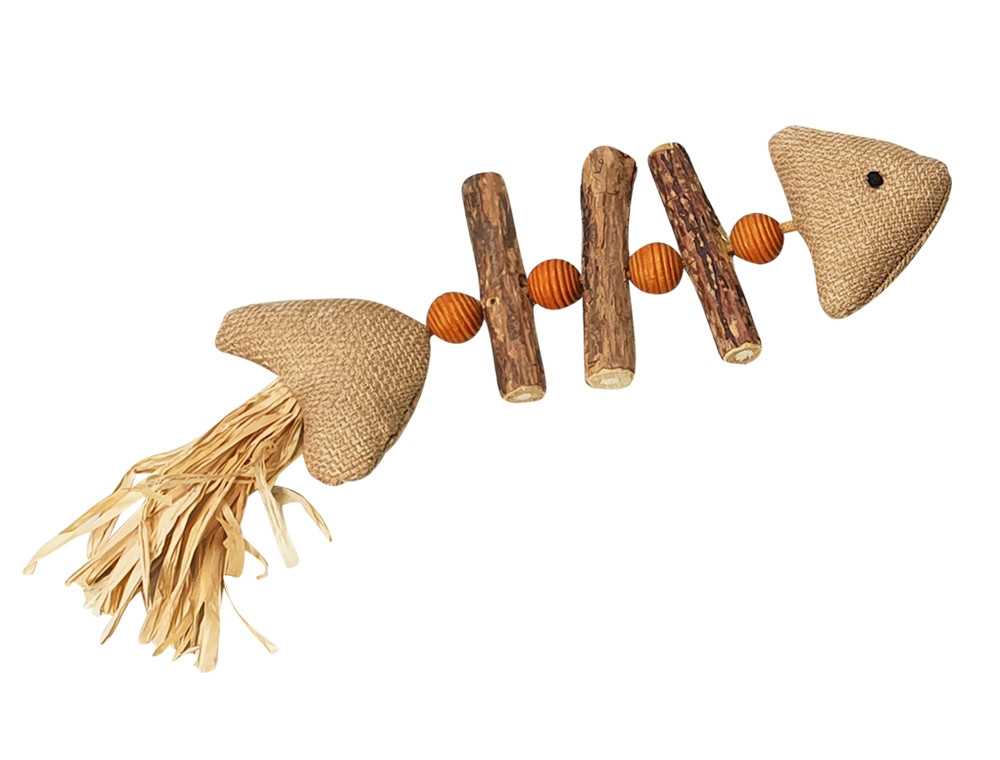Stoffen vis met matatabi 20 cm 