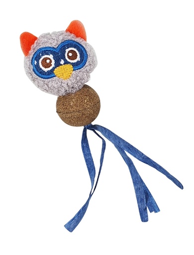 [NB63964] Pluche uil met kattenkruid 7,5 cm 