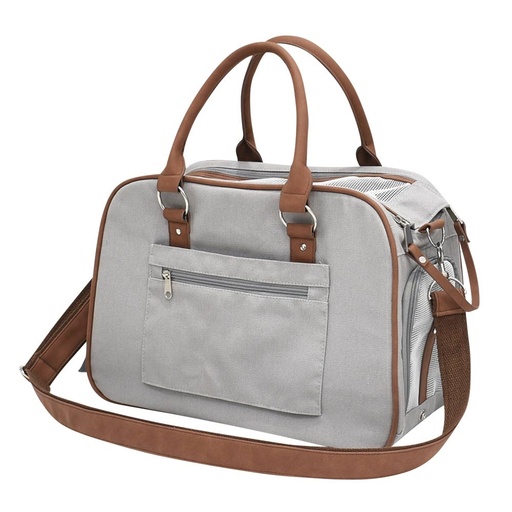[NB63983] Vervoerder "PERKA" L: 40 x 20 x 28 cm licht grijs