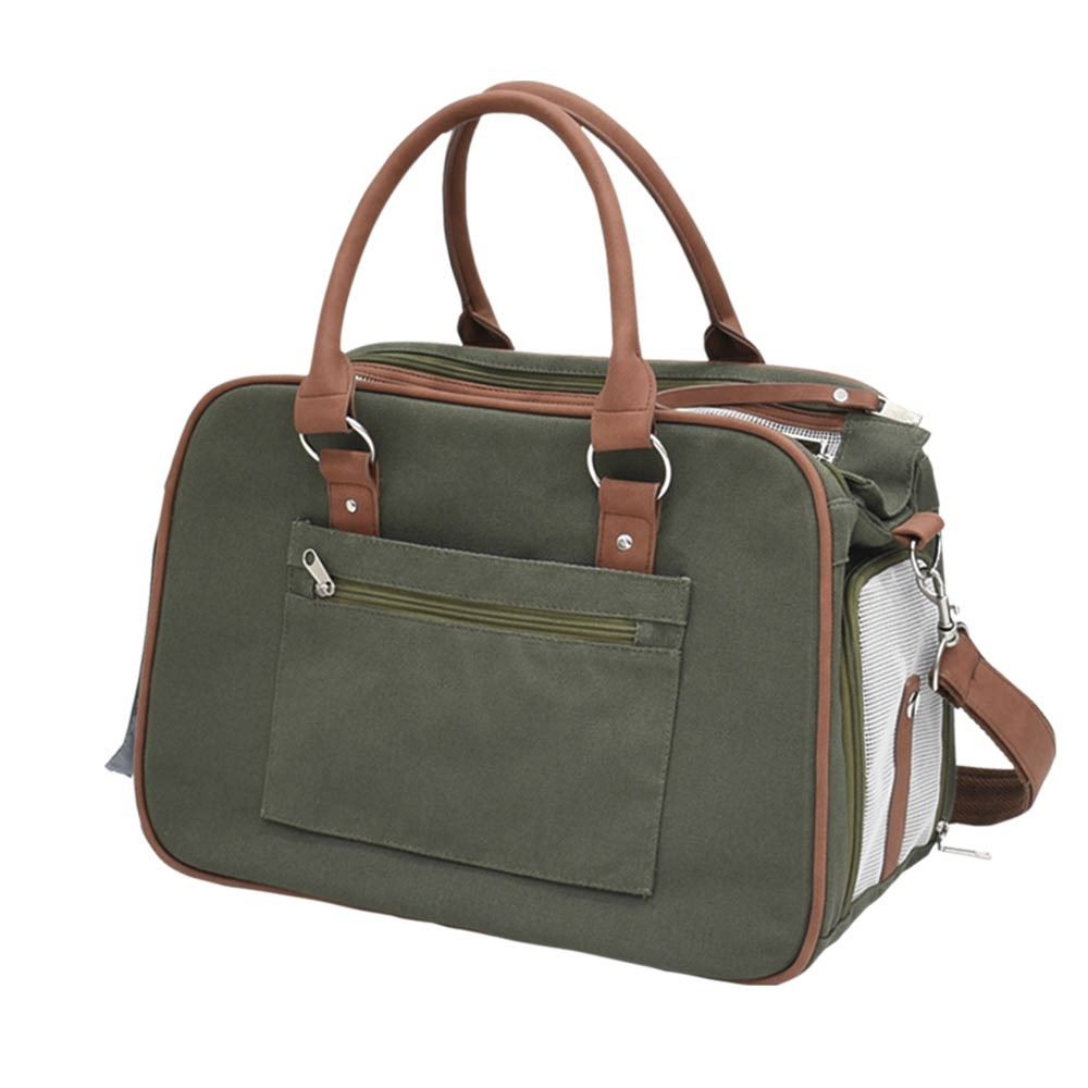 Vervoerder "PERKA" L: 40 x 20 x 28 cm groen