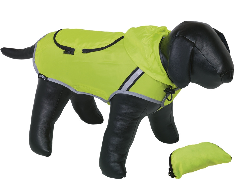 Hondenjas "RAINY" 26 cm neon geel