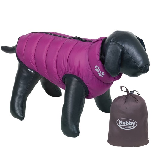 [NB64869] Hondenjas "LIGHT" 20 cm paars-bruin