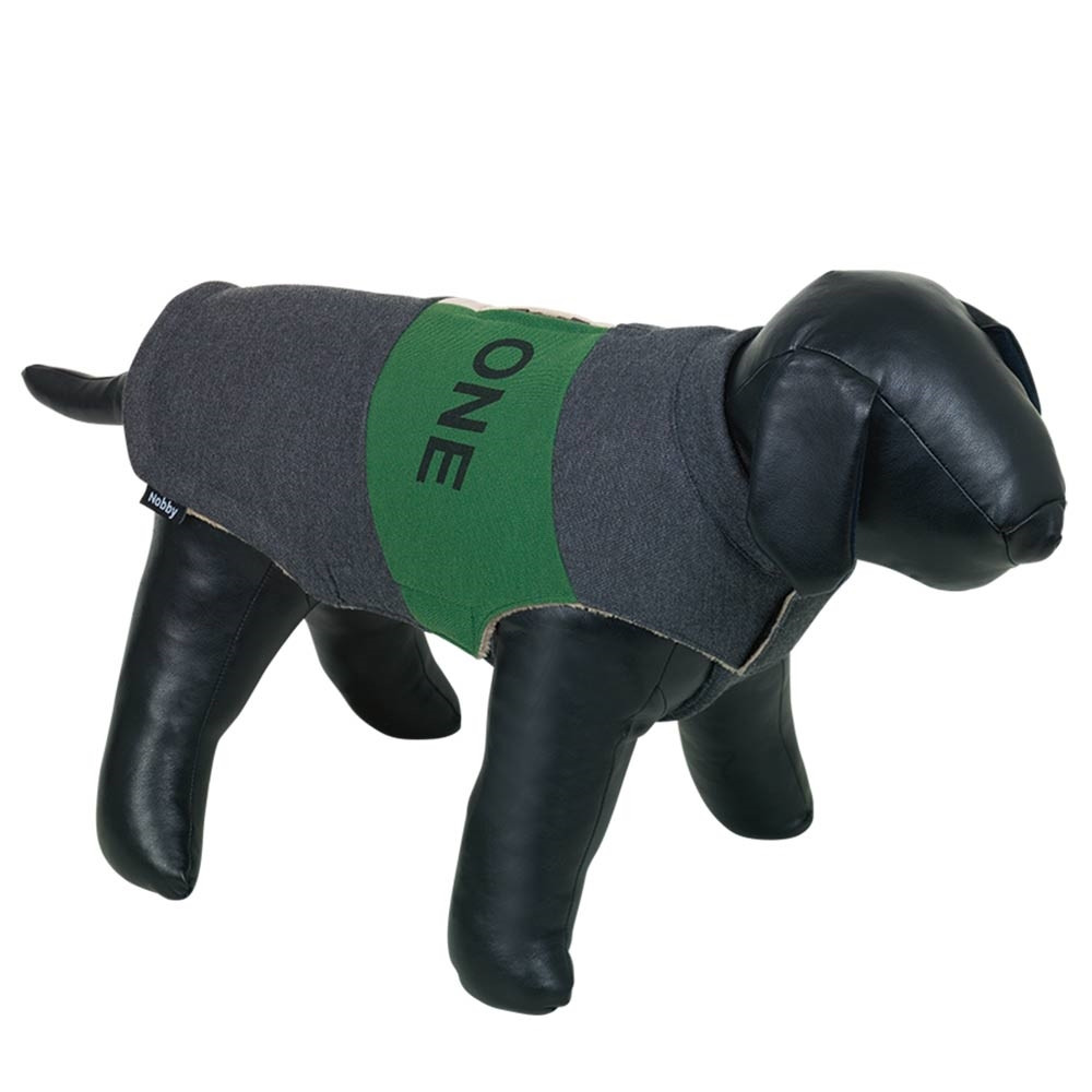 Hondenjas "THE ONE" 26 cm grijs-groen