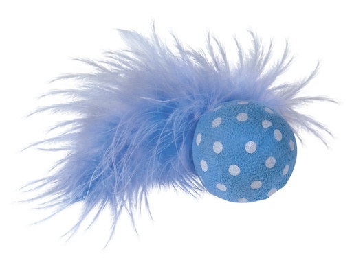 [NB66865] Bal met rammelaar, met veer 4 cm 