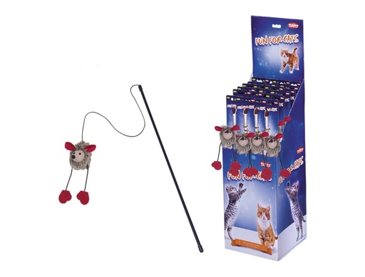 [NB66872] Teaser met pluche muis, met geluid