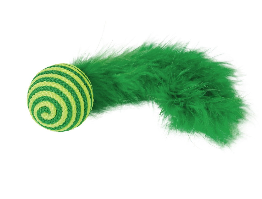 Bal met rammelaar en veer