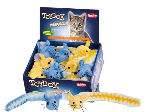 [NB66943] MUIS MET STOF Mix kleuren