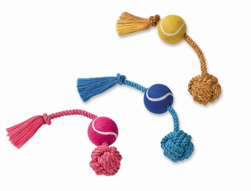 [NB67050] Touwspeelgoed, Touw met tennisbal