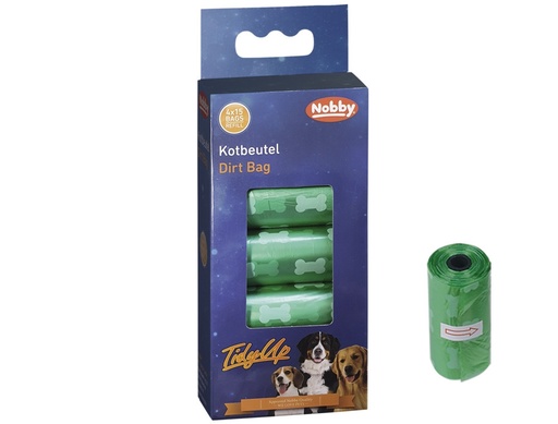 [NB67360] TidyUp Poepzakje met botprint fgroen