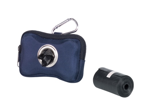 [NB67366] TidyUp Poepzakjesdispenser "HARDY" blauw,  10 x 3 x 7 cm