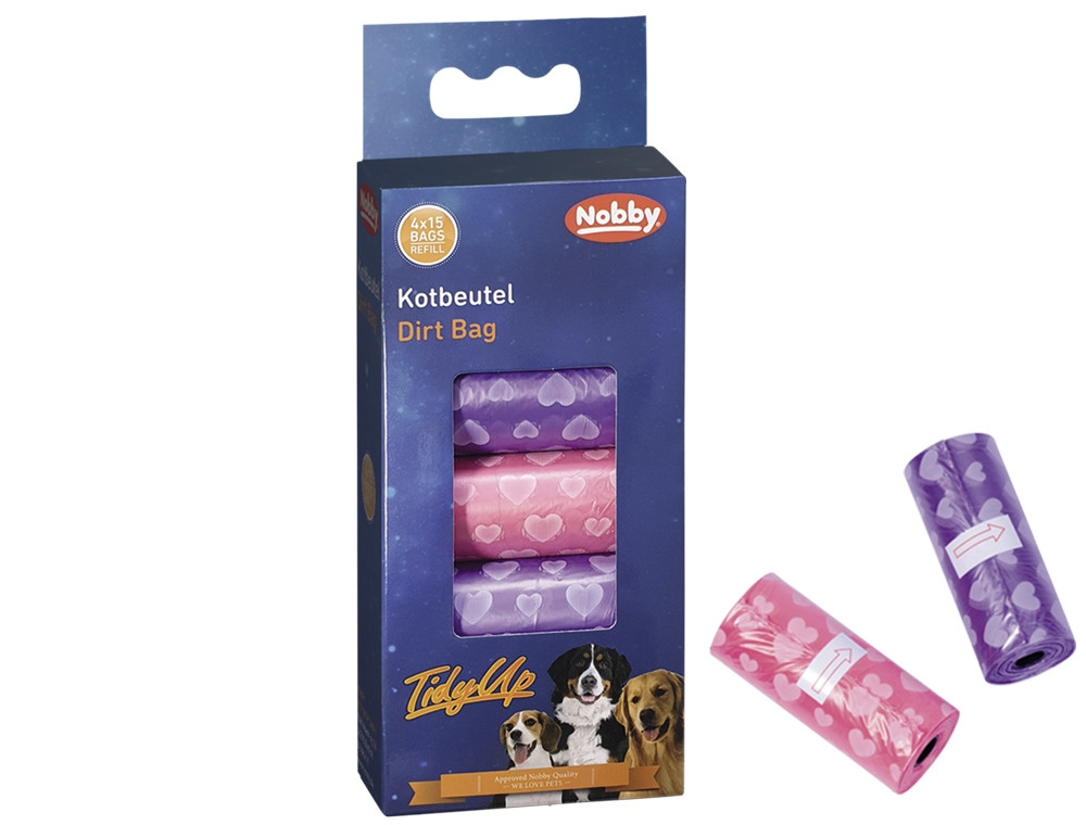 TidyUp Poepzakje met hartjesprint