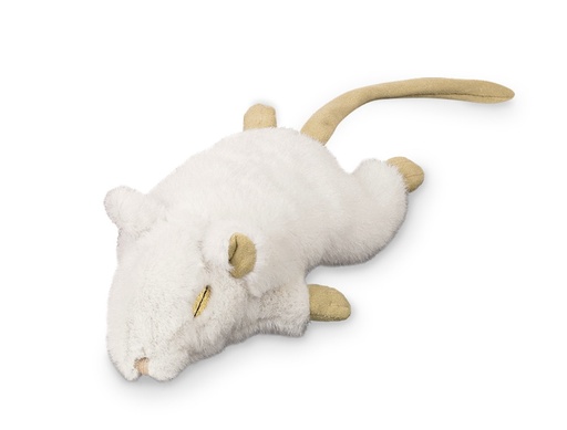 [NB67569] Pluche MUIS 19 cm wit
