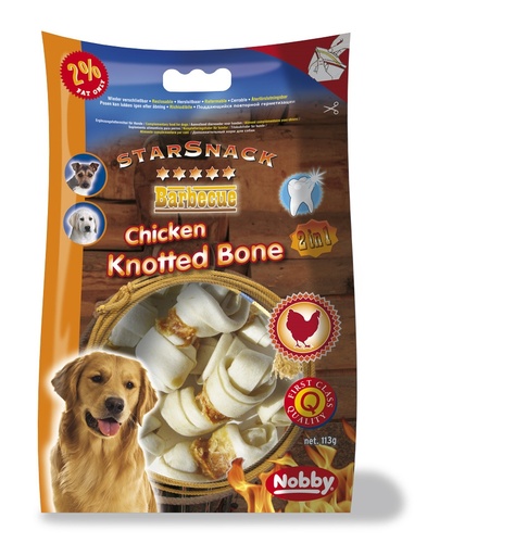 [NB68018] StarSnack Barbecue Kip Geknoopt Bot