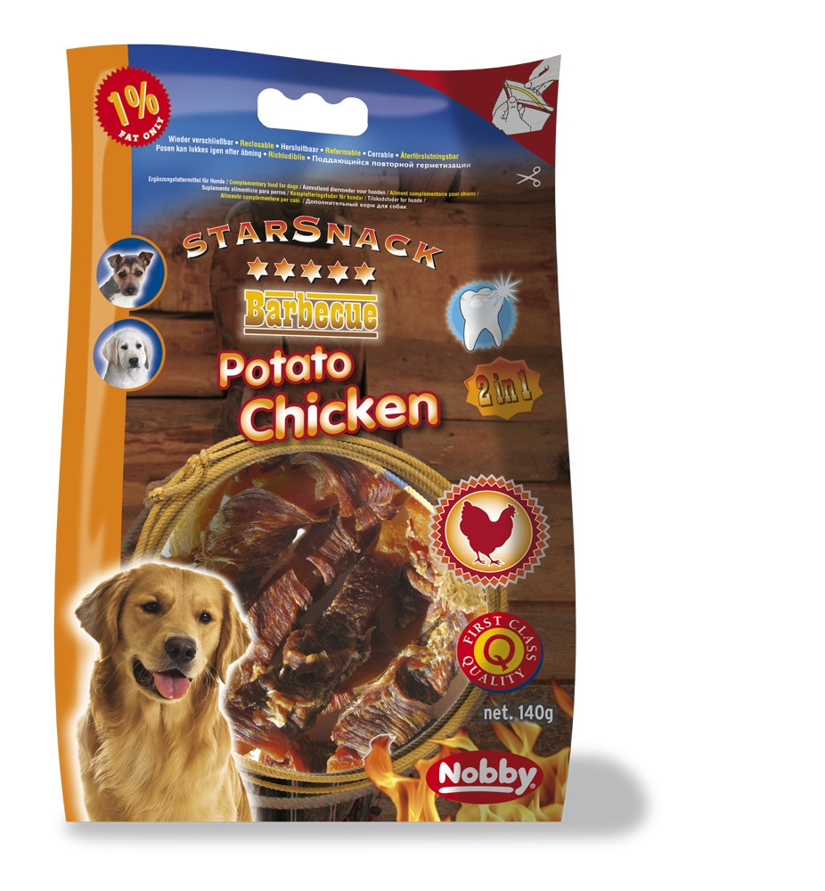 StarSnack Barbecue Aardappel Kip 140 g 