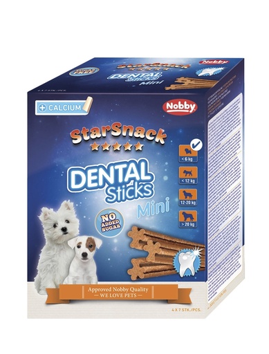 [NB69766] StarSnack “Tandsticks” mini; 28 stuks; 252 g 