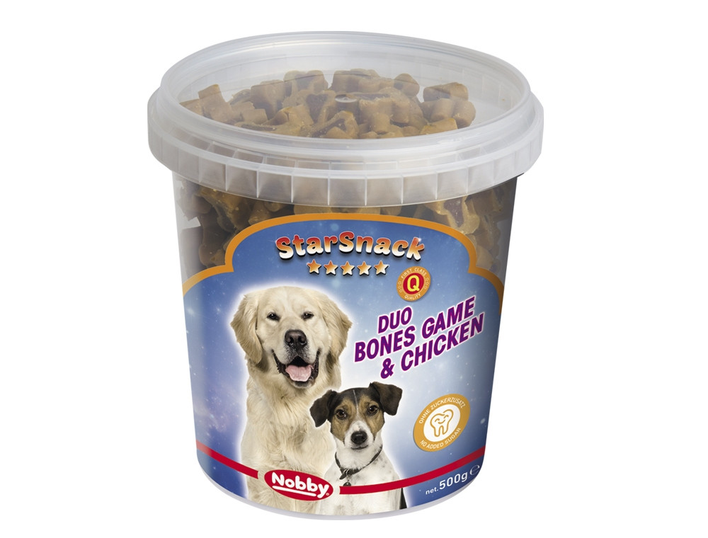 StarSnack Duo Bones Wild & Kip doos; 10 kg 