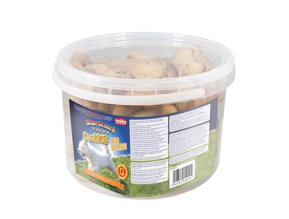 StarSnack Koekjes Big Bone emmer 1,3 kg 