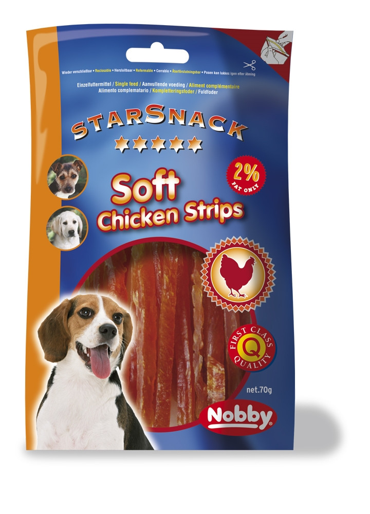 StarSnack Zachte Kipreepjes 70 g 