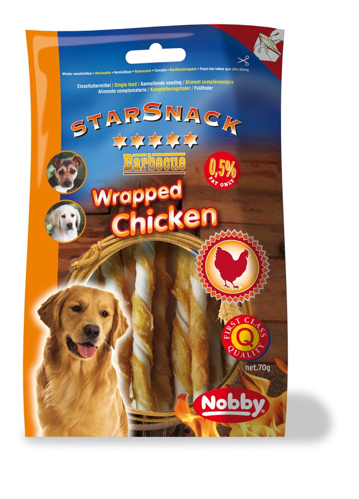 StarSnack Barbecue Verpakte Kip 70 g 