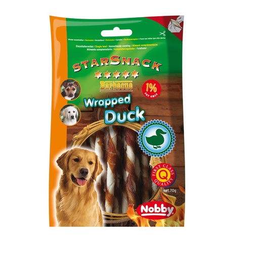 [NB70033] StarSnack Barbecue Verpakte Eend 70 g 