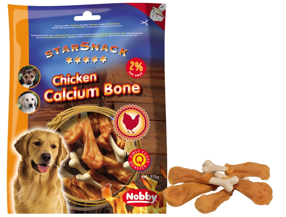 StarSnack Barbecue Kip Calciumbot  7,5 cm,  375 g 