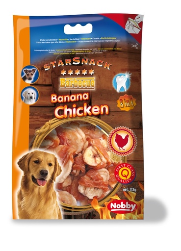 [NB70096] StarSnack Barbecue Banaan Kip 113 g 