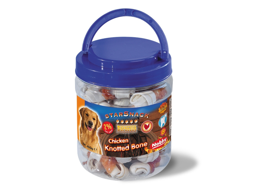 StarSnack Barbecue Kip Geknoopt Bot Jar 400 g 