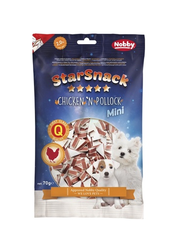 [NB70140] StarSnack MINI Kip`n Pollock 70 g 