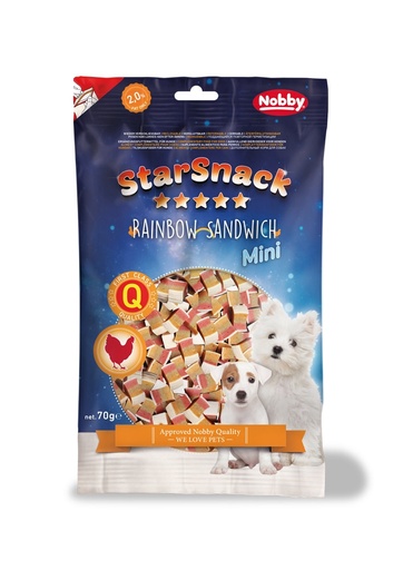 [NB70141] StarSnack MINI Regenboogsandwich