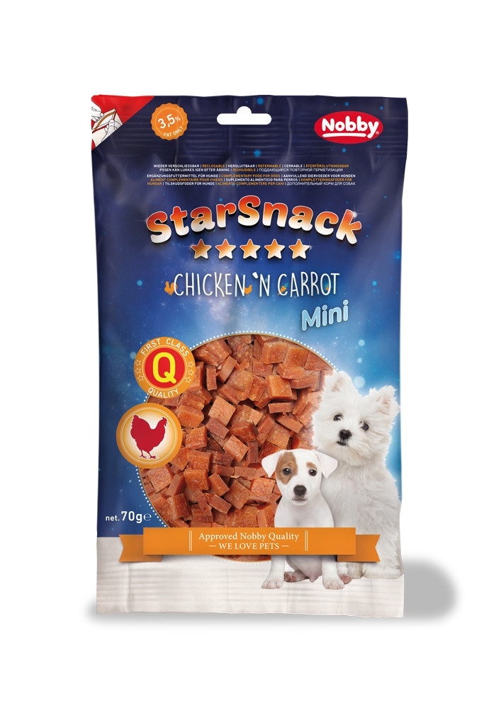 StarSnack MINI Kip en Wortel 70 g 