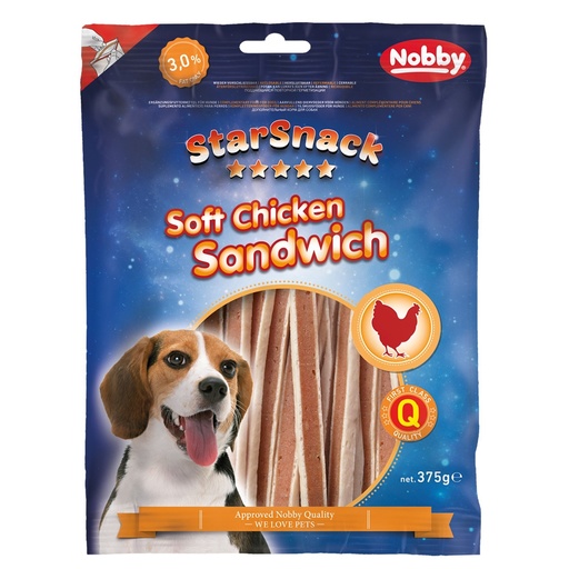 [NB70148] StarSnack Zachte Kipsandwich 375 g 