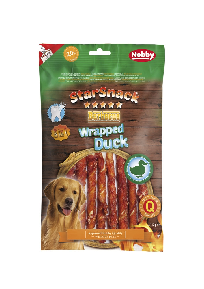 StarSnack Barbecue Verpakte Eend 113 g 
