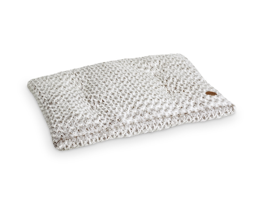 comfortkussen vierkant "ARUSHA" L x W x H: 92 x 65 x 6 cm bruin flecked
