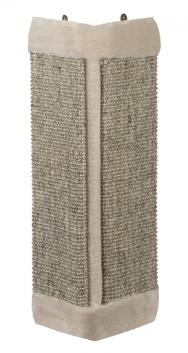 [NB7199001] Hoekkrabplank met pluche 61 x 32 cm grijs