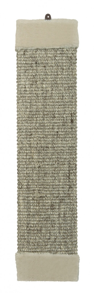 Krabbord met pluche 61 x 15 cm grijs