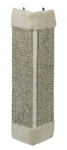 [NB7201401] Hoekkrabplank met pluche 49 x 22 cm grijs