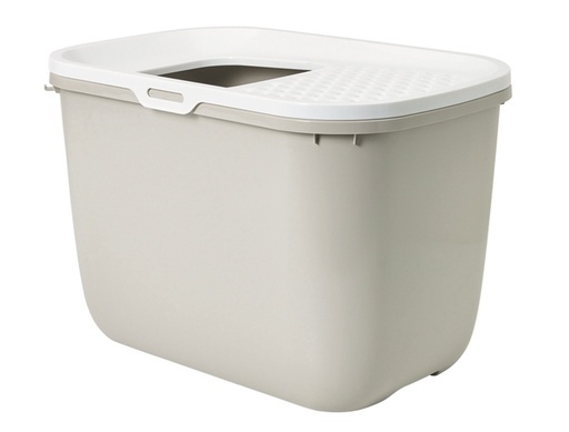 [NB72179] Kattentoilet "Hop In" 58,5 x 39 x 39,5 cm beige-wit