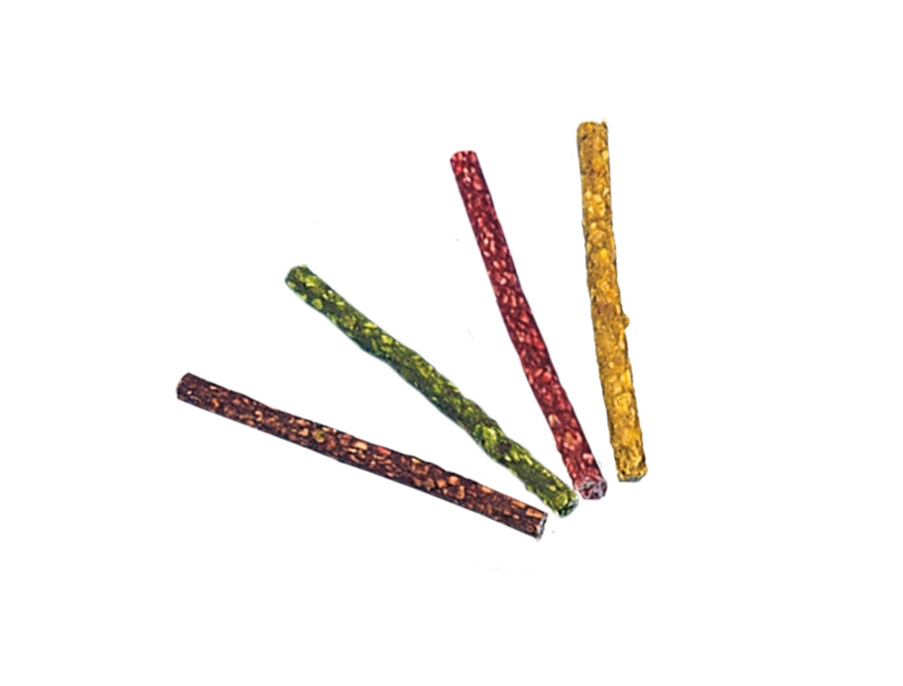 Munchi-stokken 100 stuks; 13 cm;  9 - 10 mm mix
