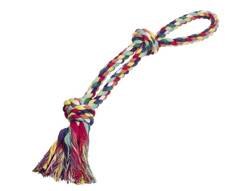[NB72497] Touwspeeltje, touw dubbele sisal-katoenmix