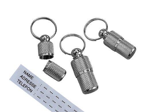 [NB72660] Identiteit vat 24 mm; 24 stuks chrome 