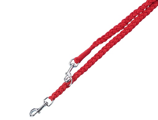 [NB7312601] Trainingslijn, gevlochten l: 200 cm; b: 16 mm rood