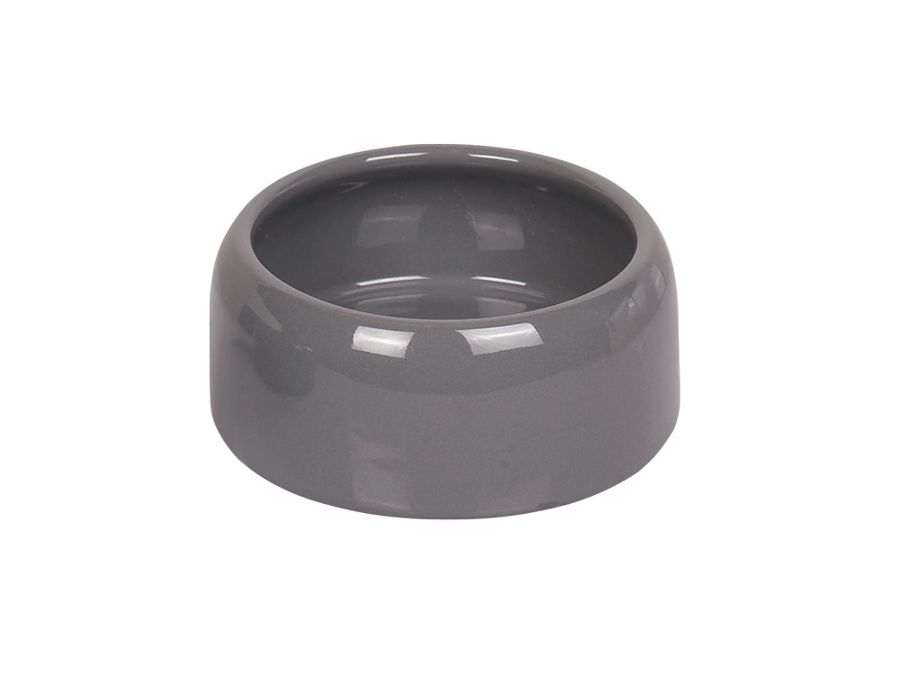 Keramische voerbak  12 cm; 250 ml grijs